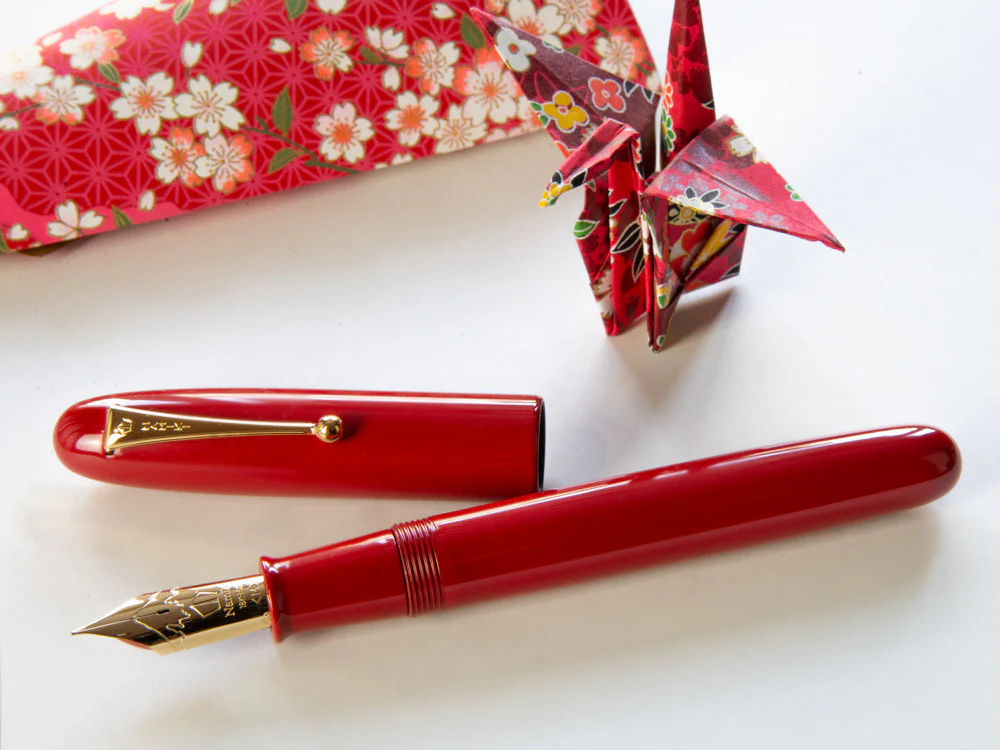 Namiki Emperor Urushi Lacquer Vermilion No.50 Fountain Pen, FNF-148S-R - Image 3