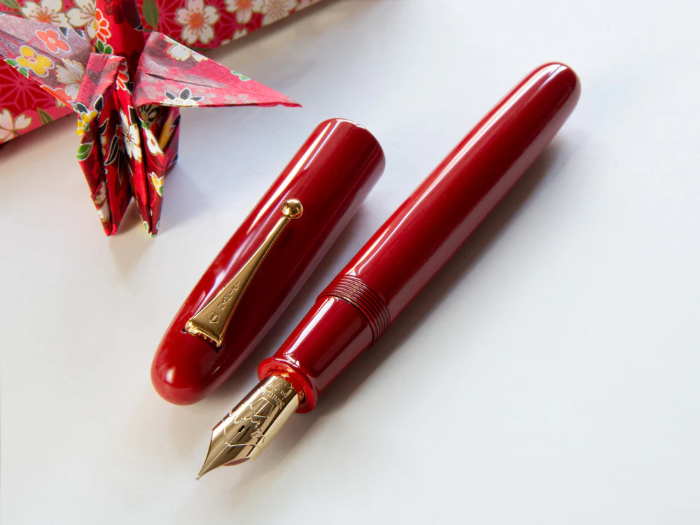 Namiki Emperor Urushi Lacquer Vermilion No.50 Fountain Pen, FNF-148S-R - Image 5