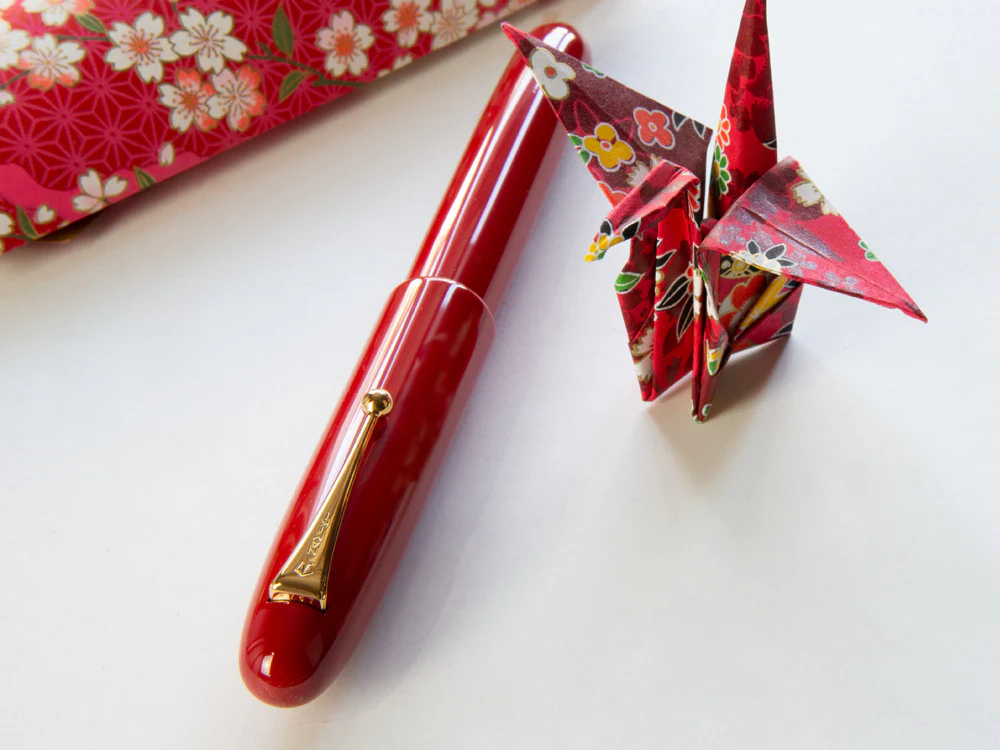 Namiki Emperor Urushi Lacquer Vermilion No.50 Fountain Pen, FNF-148S-R - Image 7