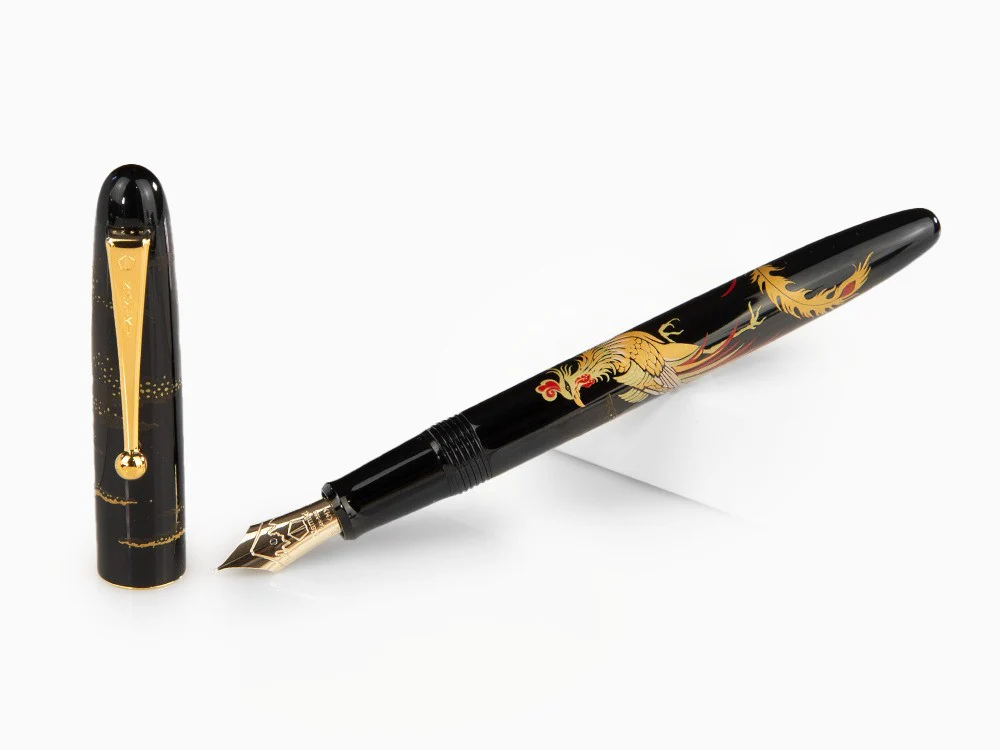 Namiki Nippon Art Chinese Phoenix Fountain Pen, Maki-e, FN-5M-HZ - Image 2