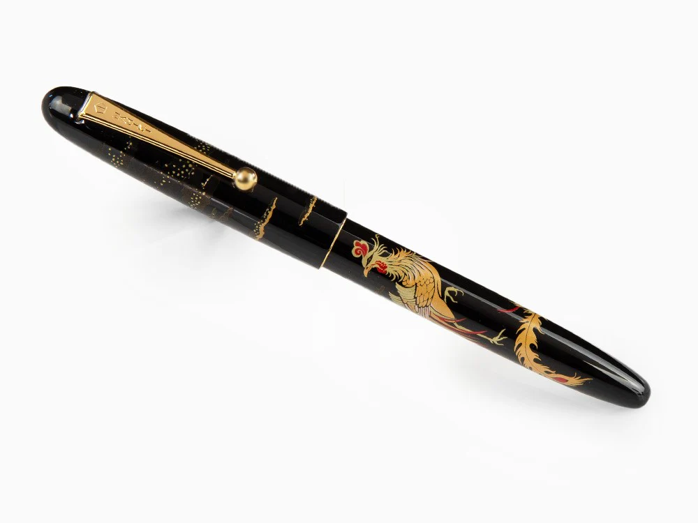 Namiki Nippon Art Chinese Phoenix Fountain Pen, Maki-e, FN-5M-HZ - Image 3