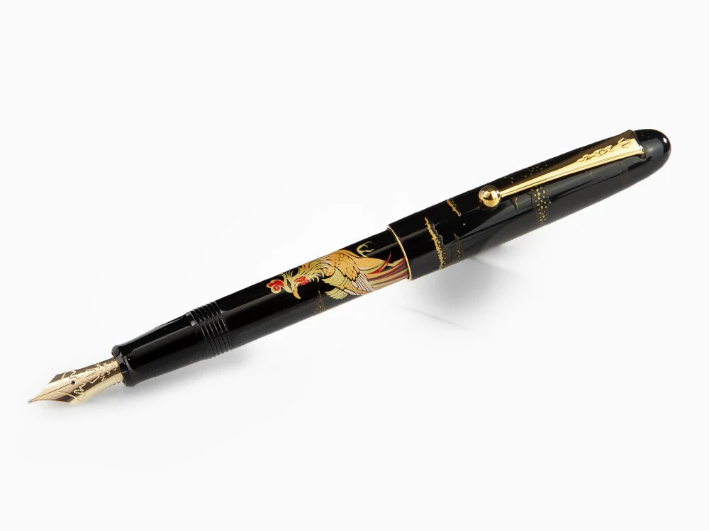Namiki Nippon Art Chinese Phoenix Fountain Pen, Maki-e, FN-5M-HZ - Image 4