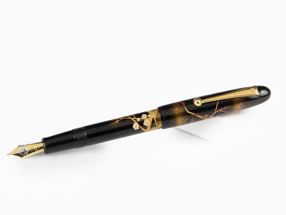 Namiki Yukari Apricot Tree and Warbler Fountain Pen, FN-10M-UU - Image 4