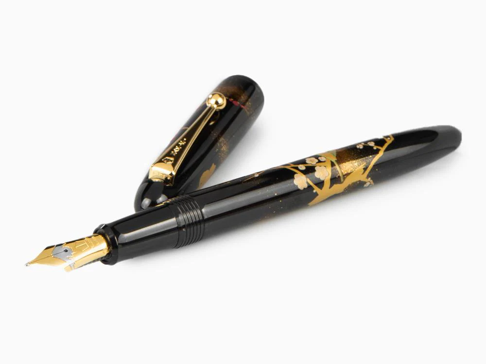 Namiki Yukari Apricot Tree and Warbler Fountain Pen, FN-10M-UU - Image 7
