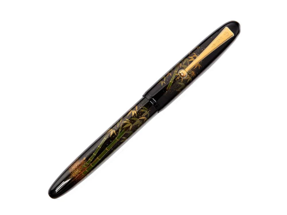 Namiki Yukari Bamboo Rollerball pen, Lacquer, Gold trim, BLKY20M-7-TA - Image 2