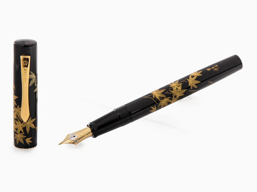 Namiki Yukari Chinkin Beauty of Autumn leaves Fountain Pen, FNVC20M-KIS - Image 2