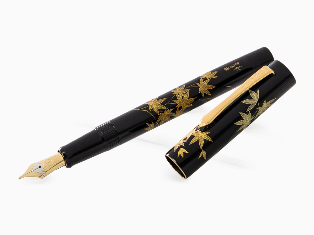 Namiki Yukari Chinkin Beauty of Autumn leaves Fountain Pen, FNVC20M-KIS - Image 4