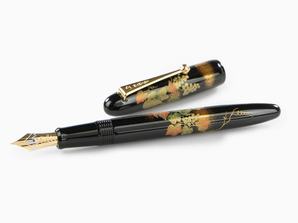 Namiki Yukari Grapevine Fountain Pen, Urushi lacquer, Gold, FN-10M-BU - Image 7