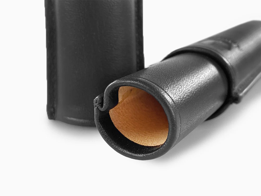 Namiki Yukari Pen Case, Leather, Black, 1 Writing Instrument - Image 7
