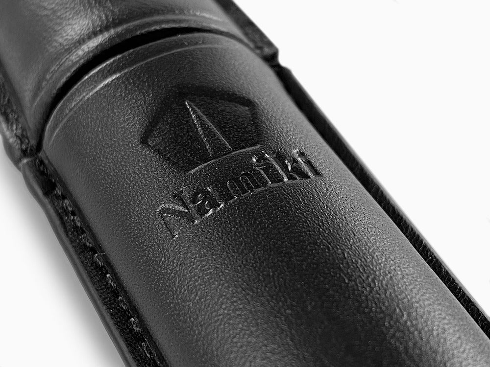 Namiki Yukari Pen Case, Leather, Black, 1 Writing Instrument - Image 8