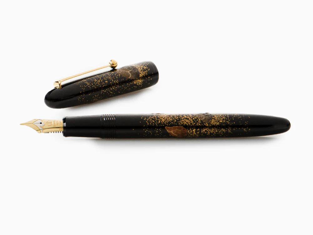 Namiki Yukari Rock Garden Fountain Pen, Maki-e, Gold trim, FN-10M-SE - Image 7