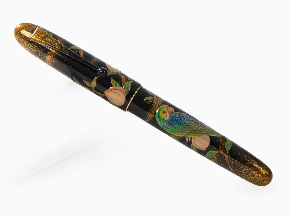 Namiki Yukari Royale Parrot with Peach Fountain Pen,  Gold, FNK-45M-MMO - Image 3