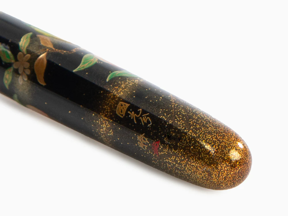 Namiki Yukari Royale Parrot with Peach Fountain Pen,  Gold, FNK-45M-MMO - Image 7