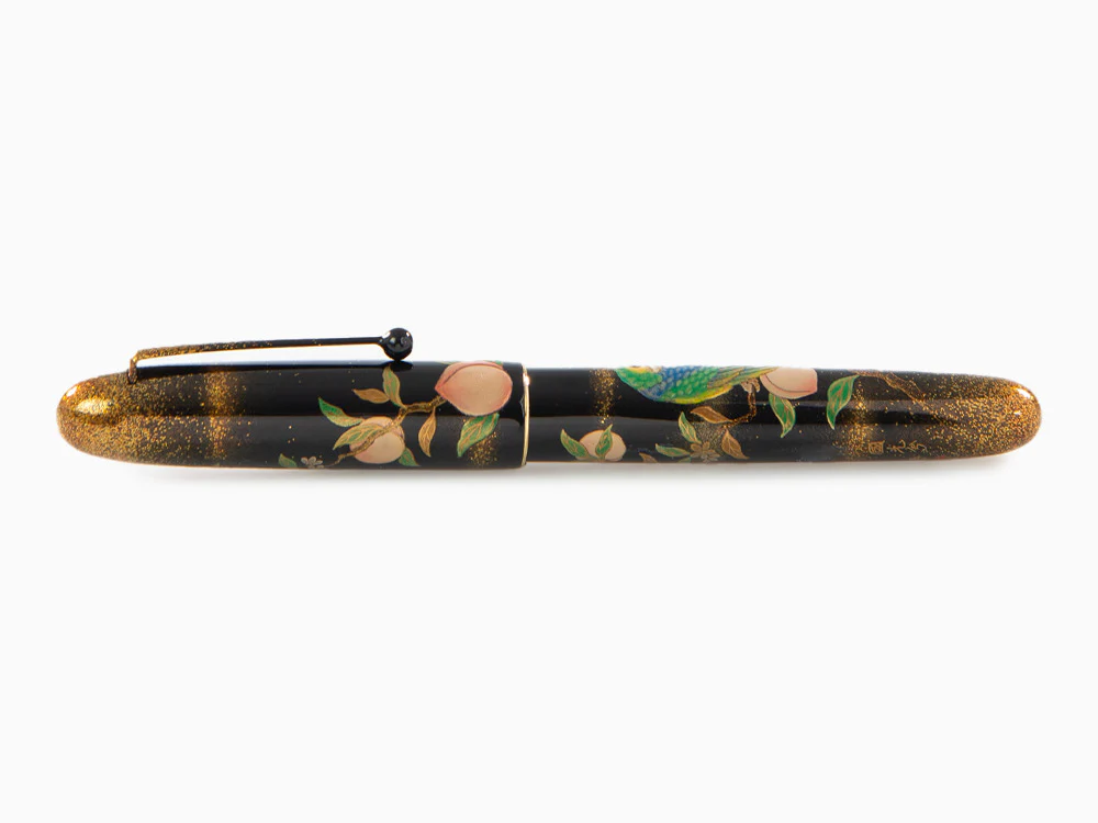 Namiki Yukari Royale Parrot with Peach Fountain Pen,  Gold, FNK-45M-MMO - Image 9