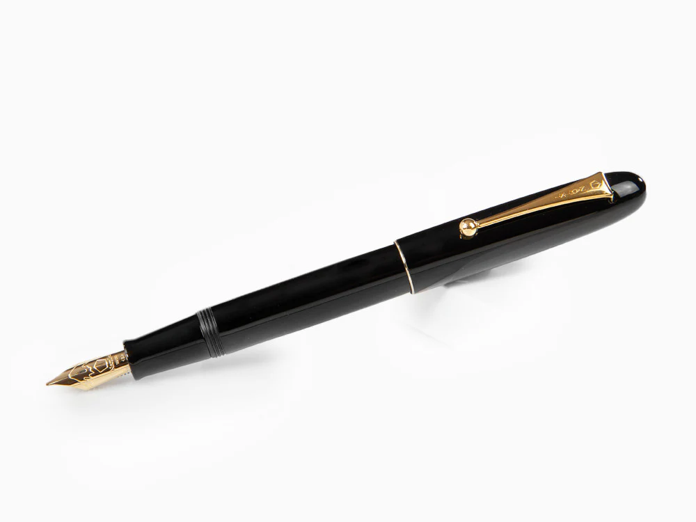 Namiki Yukari Urushi Black lacquer No.20 Fountain Pen, Gold, FNK-128S-B - Image 4