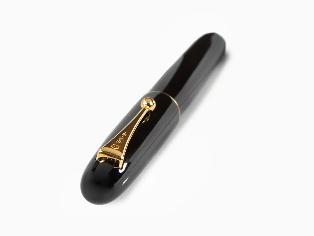 Namiki Yukari Urushi Black lacquer No.20 Fountain Pen, Gold, FNK-128S-B - Image 8
