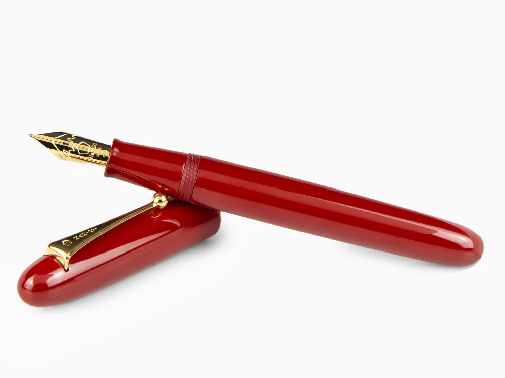 Namiki Yukari Urushi Lacquer Vermilion No.20 Fountain Pen, FNK-128S-R - Image 8