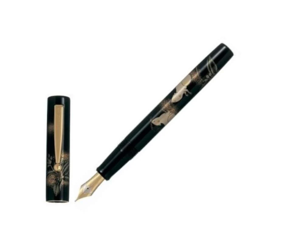 Namiki Yukari Zodiac Mouse Fountain Pen, Urushi lacquer, FNV-20M-N - Image 2