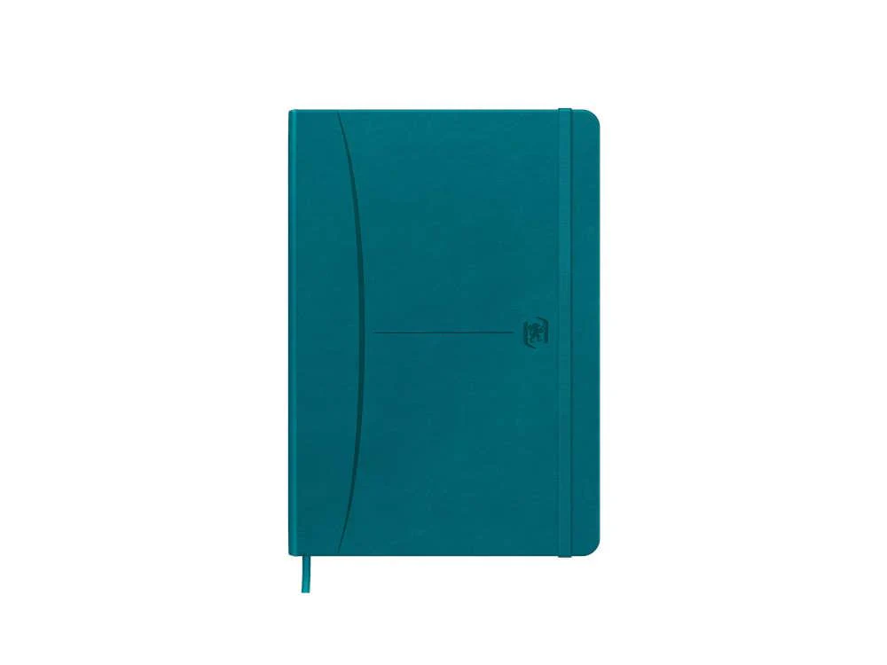 Oxford Plain Signature Notebook A5 Aqua, 400163614-AQUA - Image 2