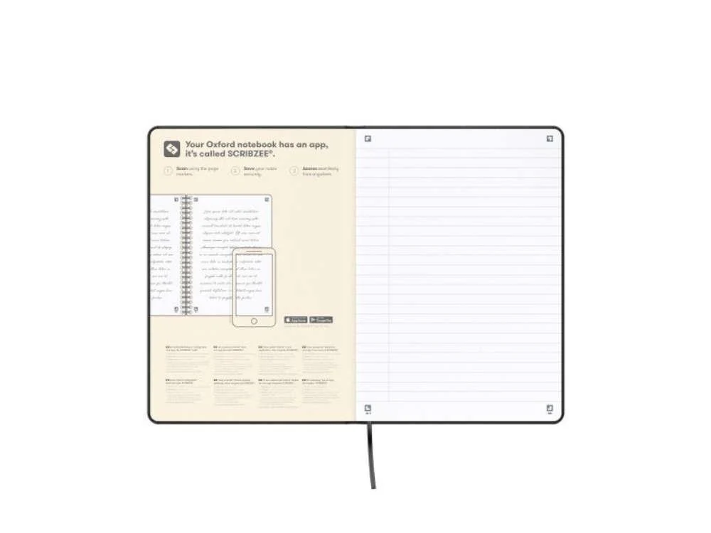 Oxford Signature Notebook A5 Grey, 400163610-GRIS - Image 4