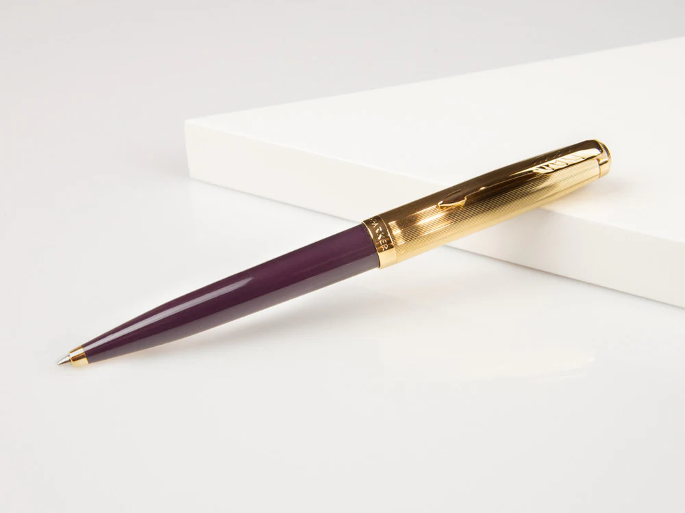 Parker 51 Ballpoint pen, Resin, Plum, 2123518 - Image 5