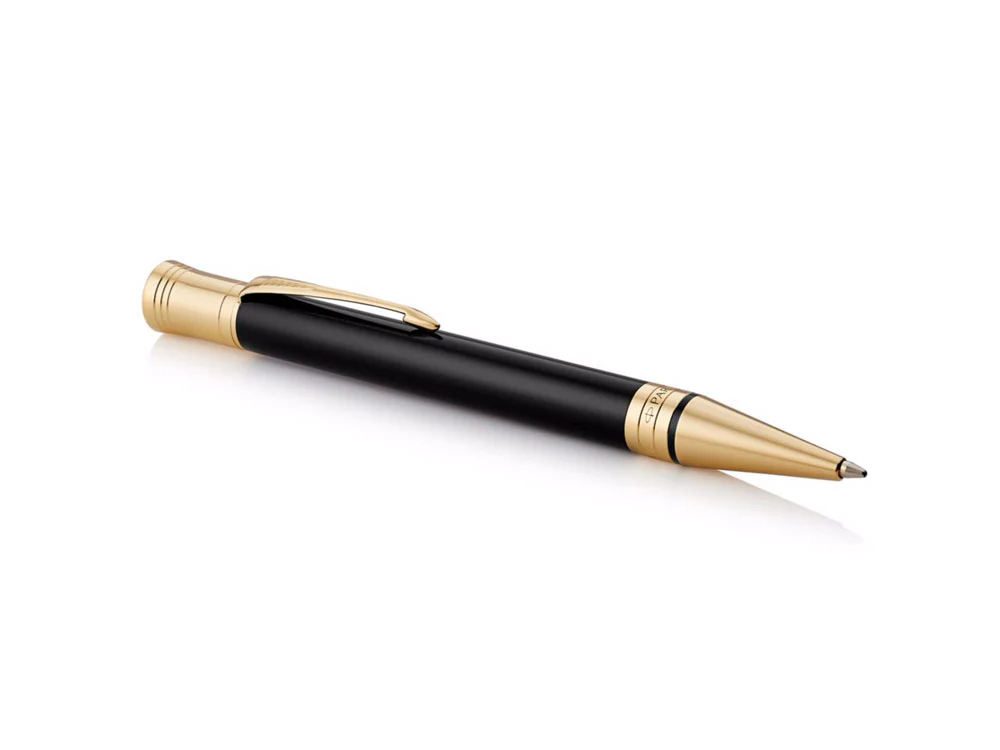 Parker Duofold Ballpoint pen, Precious resine, Gold trim, 1931386 - Image 3