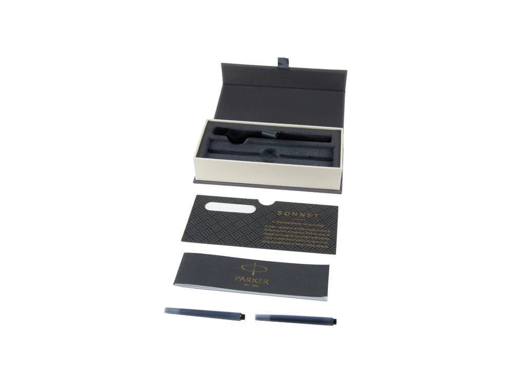 Parker Duofold Ballpoint Pen, Precious Resine, Palladium Trim, 1931379 - Image 5