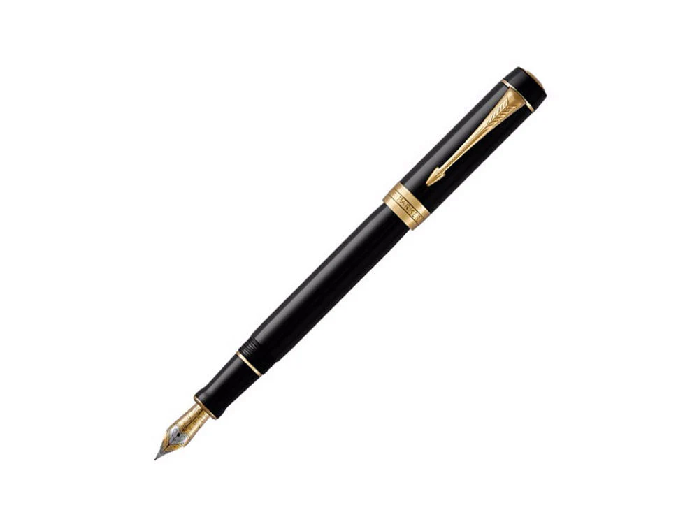 Parker Duofold Centennial Fountain Pen, Precious Resine, Gold Trim - Image 2