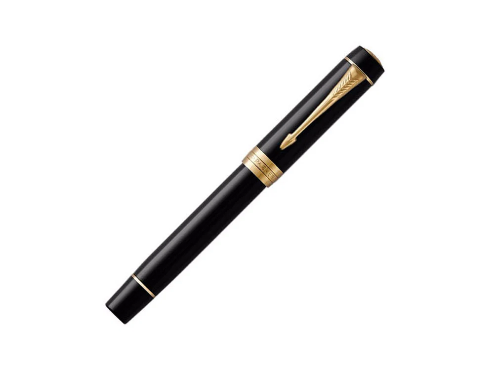 Parker Duofold Centennial Fountain Pen, Precious Resine, Gold Trim - Image 3
