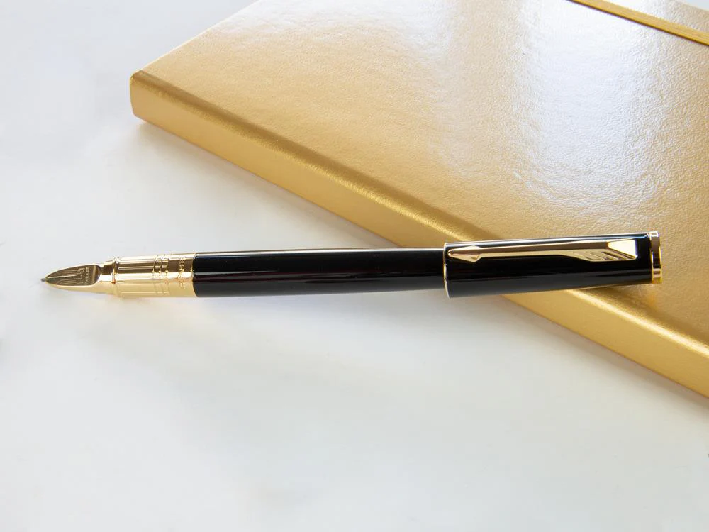 Parker Ingenuity 5th Small Black Rubber PGT Fountain Pen, S0959060 - Image 4