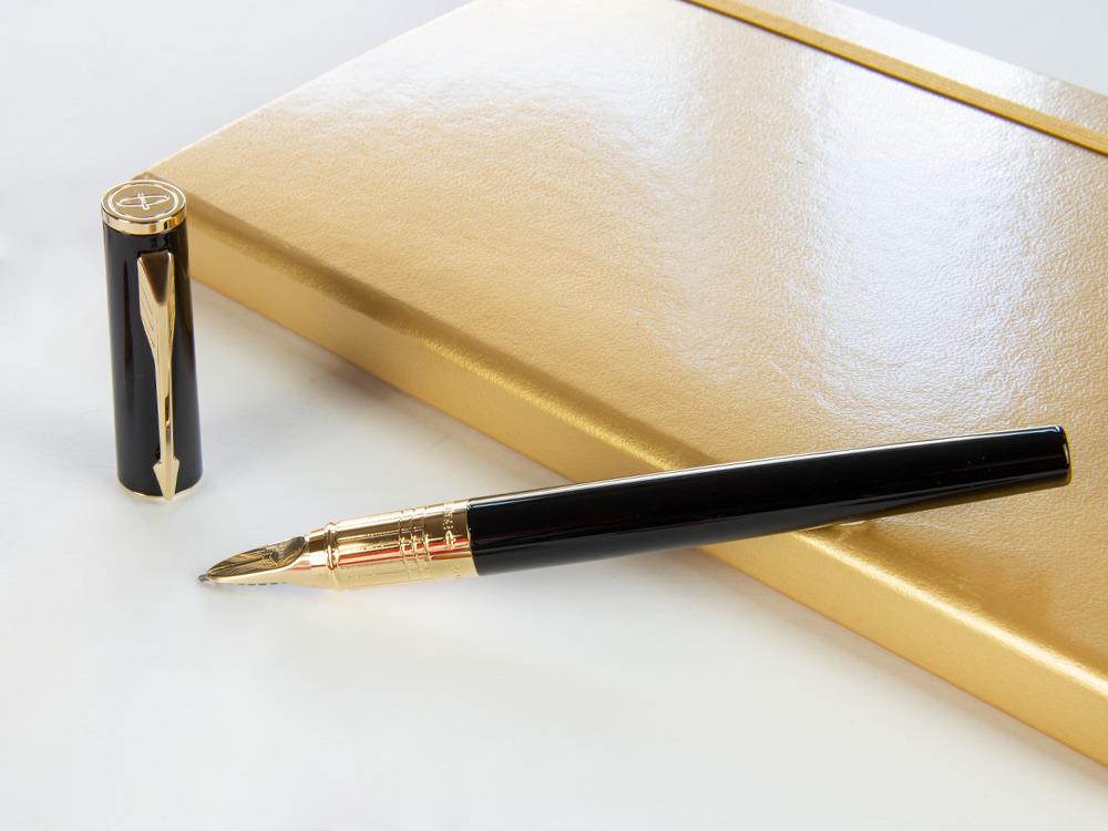 Parker Ingenuity 5th Small Black Rubber PGT Fountain Pen, S0959060 - Image 7