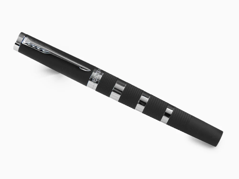 Parker Ingenuity Fountain Pen, Lacquer, Chrome Trim, Black, 1931469 - Image 3