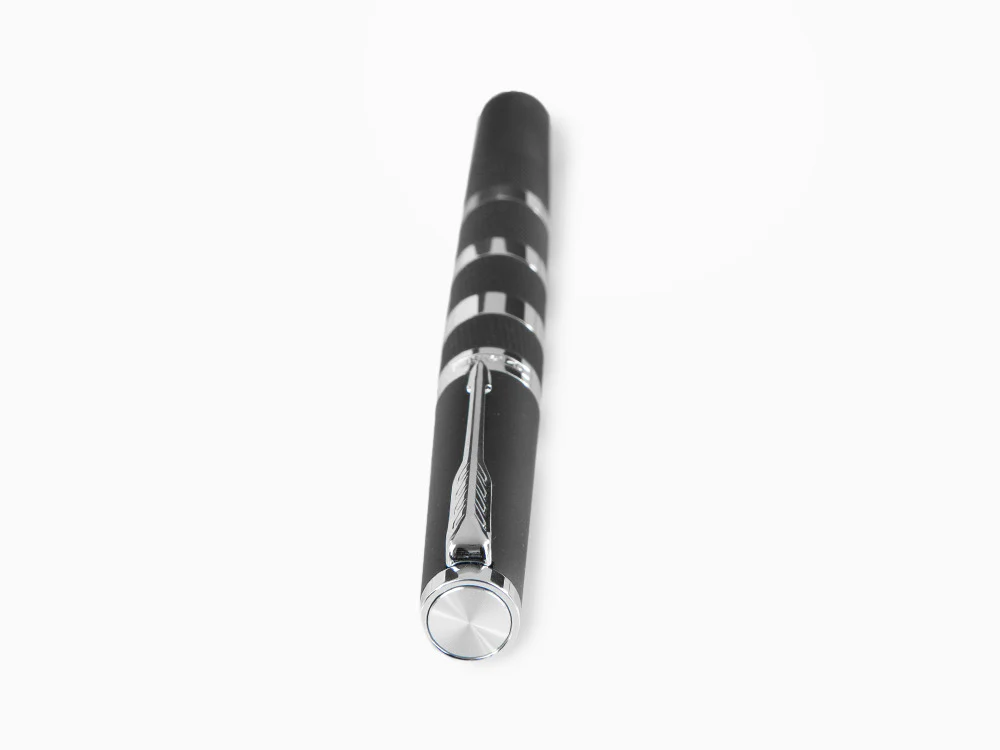 Parker Ingenuity Fountain Pen, Lacquer, Chrome Trim, Black, 1931469 - Image 6