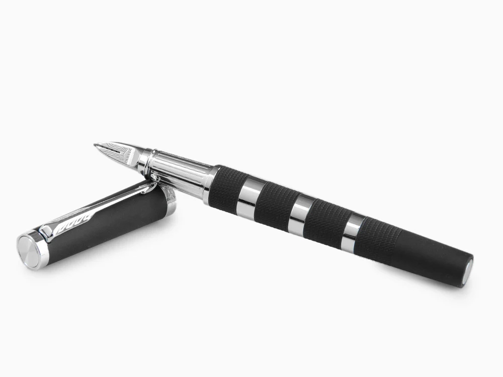 Parker Ingenuity Fountain Pen, Lacquer, Chrome Trim, Black, 1931469 - Image 8