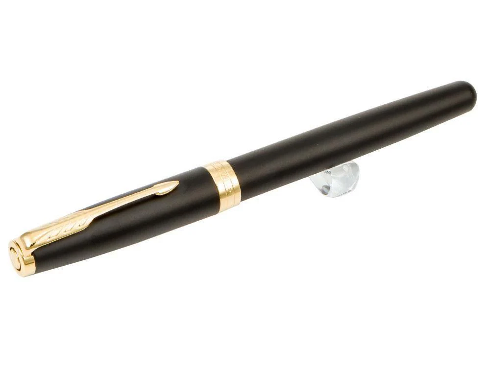 Parker Sonnet Fountain Pen, Lacquer, Gold Trim, Black, 1931517 - Image 3