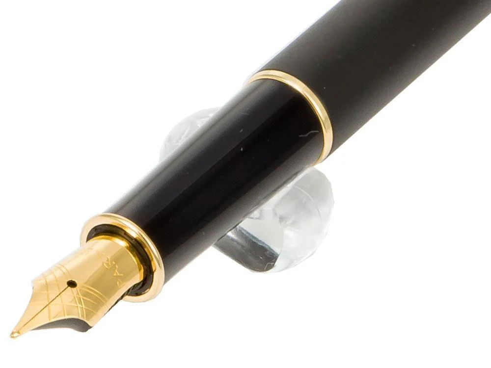 Parker Sonnet Fountain Pen, Lacquer, Gold Trim, Black, 1931517 - Image 5