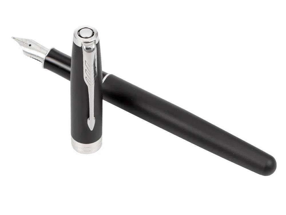 Parker Sonnet Fountain Pen, Lacquer, Palladium Trim, Black, 1931522 - Image 5