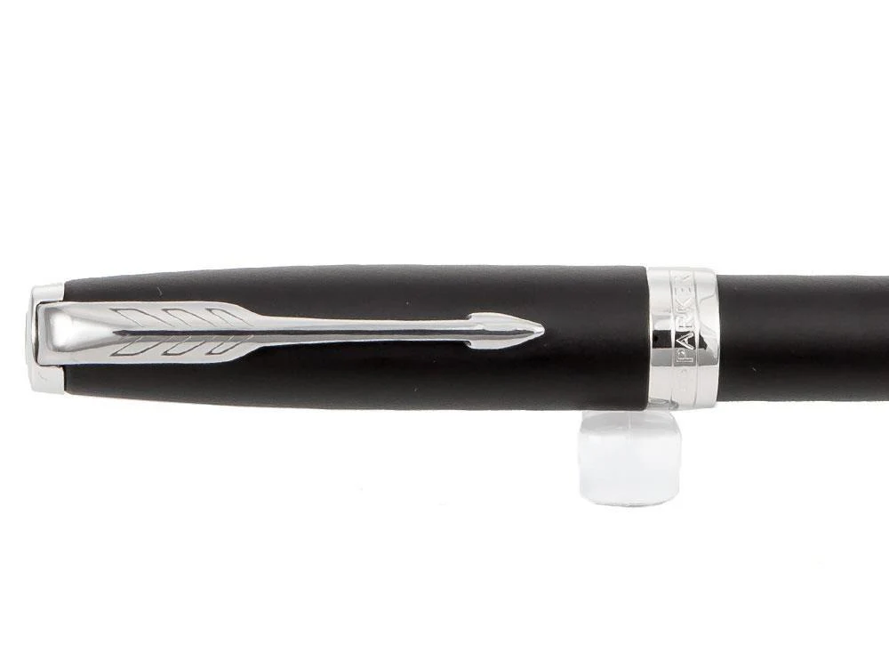 Parker Sonnet Fountain Pen, Lacquer, Palladium Trim, Black, 1931522 - Image 8