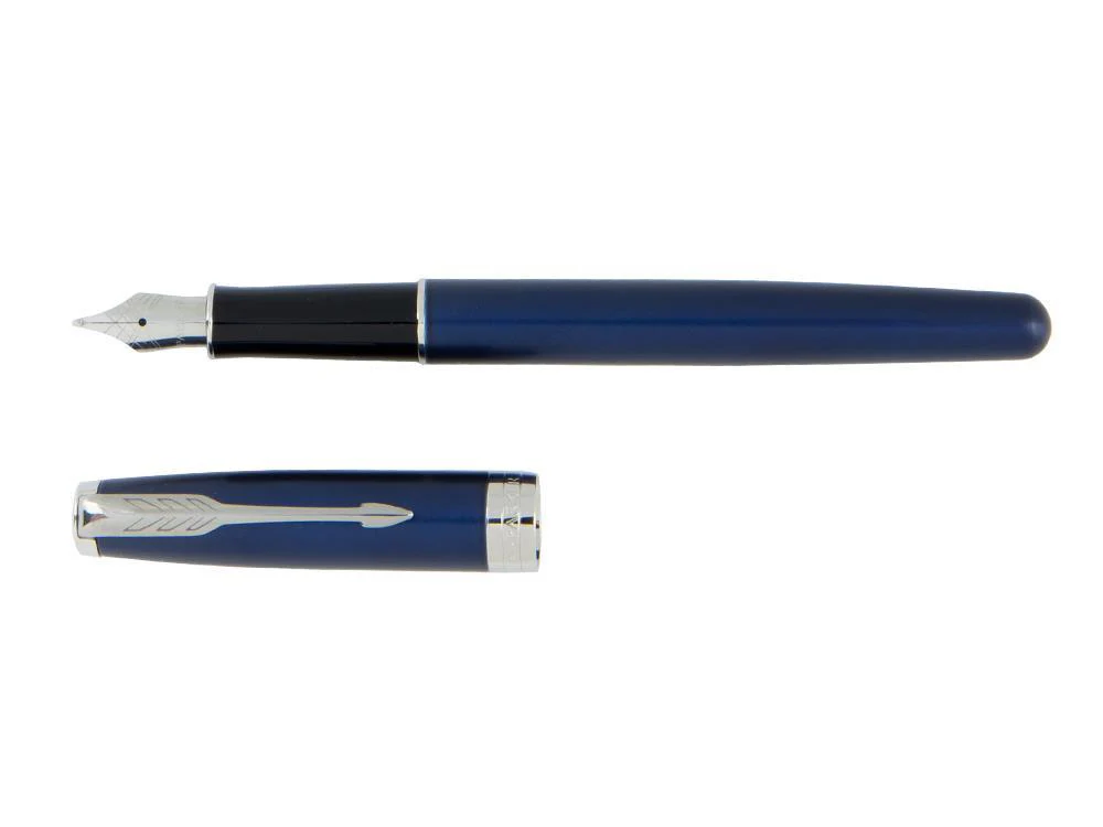 Parker Sonnet Fountain Pen, Lacquer, Palladium Trim, Blue, 1945364 - Image 4