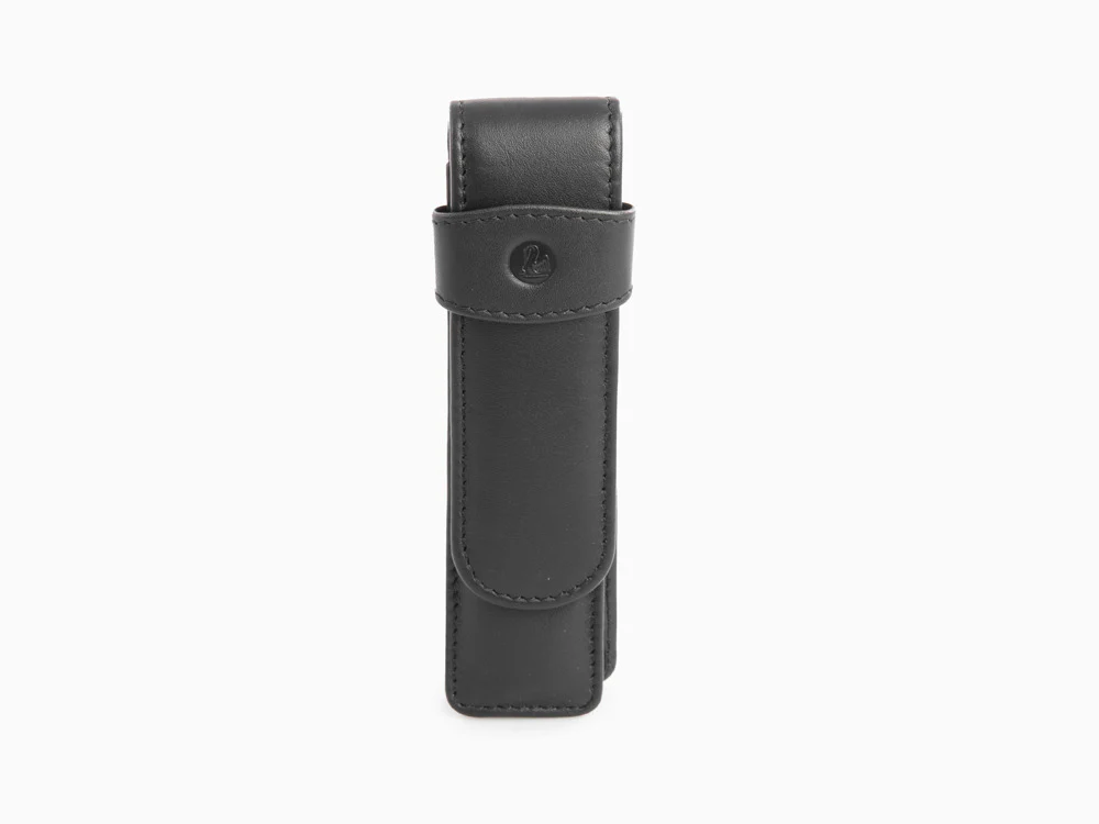 Pelikan 2 Pen Case, Leather, Black, Soft, 923417 - Image 2