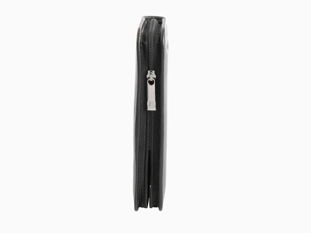 Pelikan 2 Pen Case, Nappa Leather, Black, Zip, 958017 - Image 3