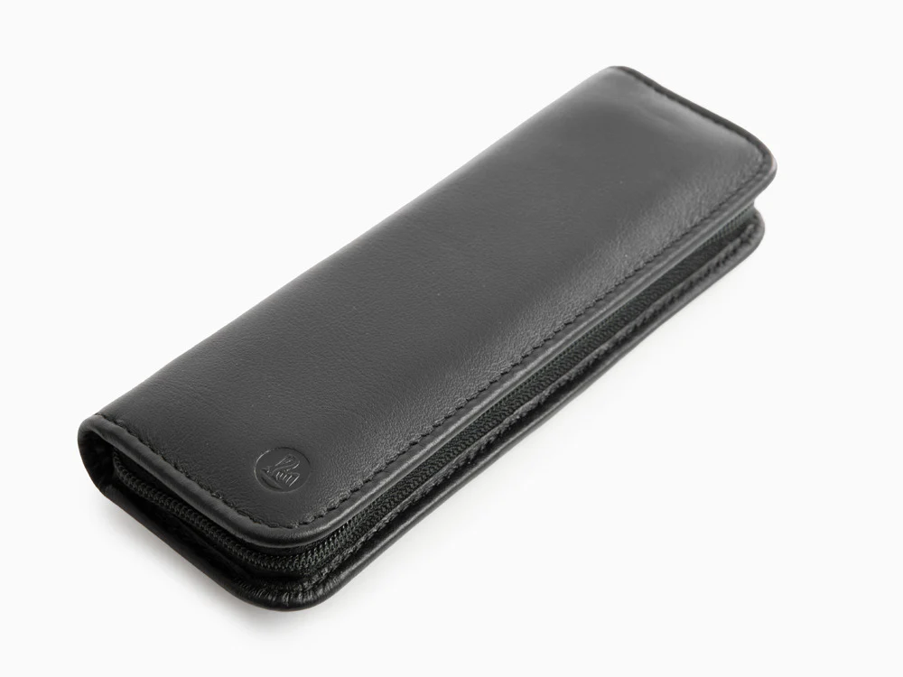 Pelikan 2 Pen Case, Nappa Leather, Black, Zip, 958017 - Image 7