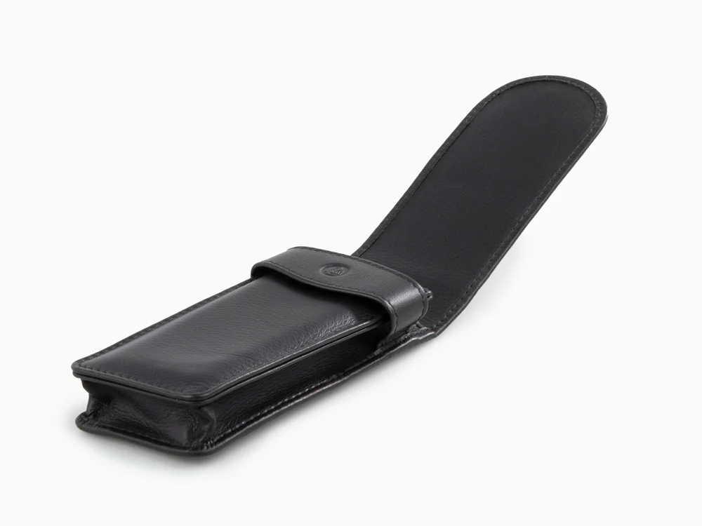 Pelikan 3 Pen Case, Leather, Black, Soft, 923433 - Image 10