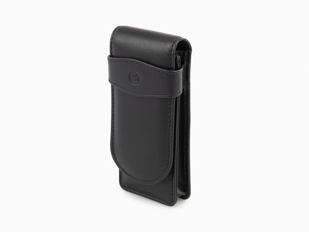 Pelikan 3 Pen Case, Leather, Black, Soft, 923433 - Image 5