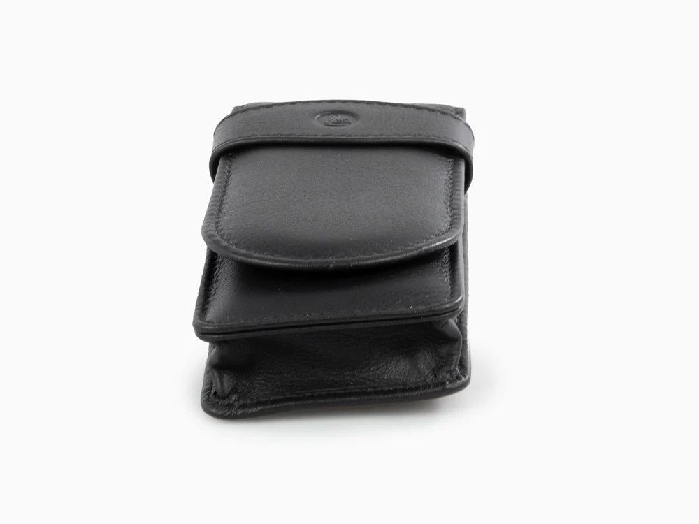 Pelikan 3 Pen Case, Leather, Black, Soft, 923433 - Image 9