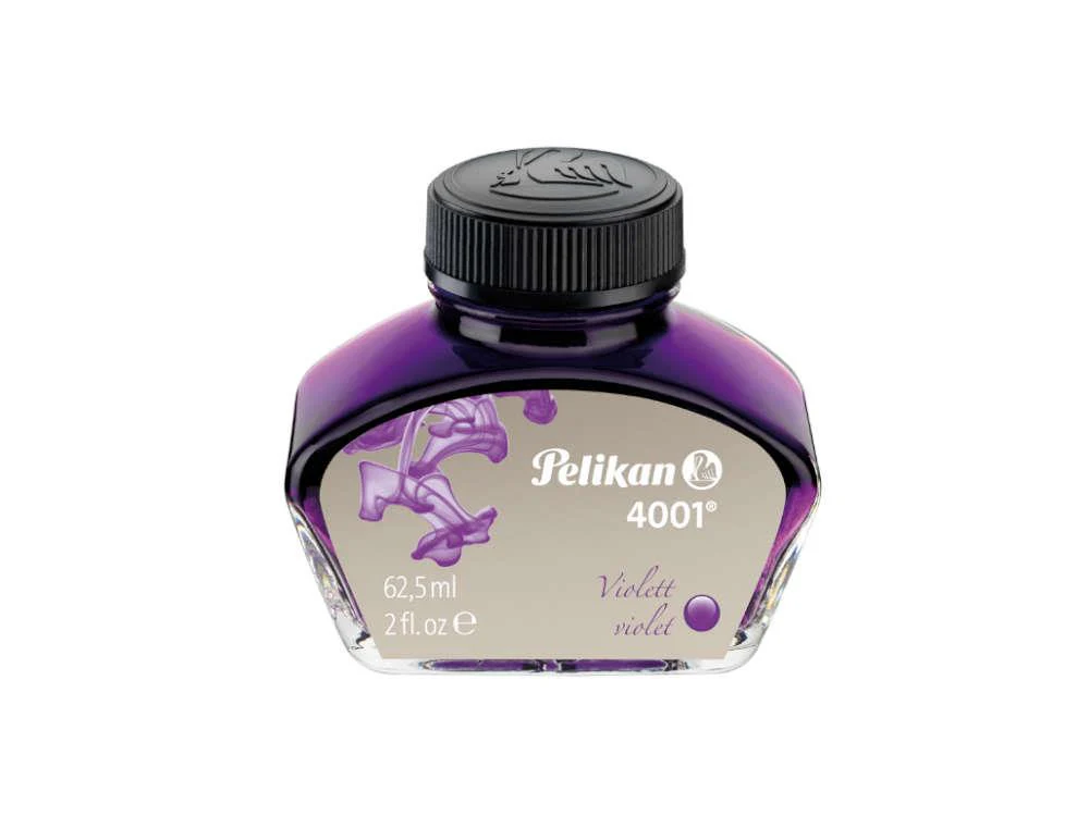 Pelikan 4001 Ink Bottle,  62.5 ml, Purple, 329193 - Image 2