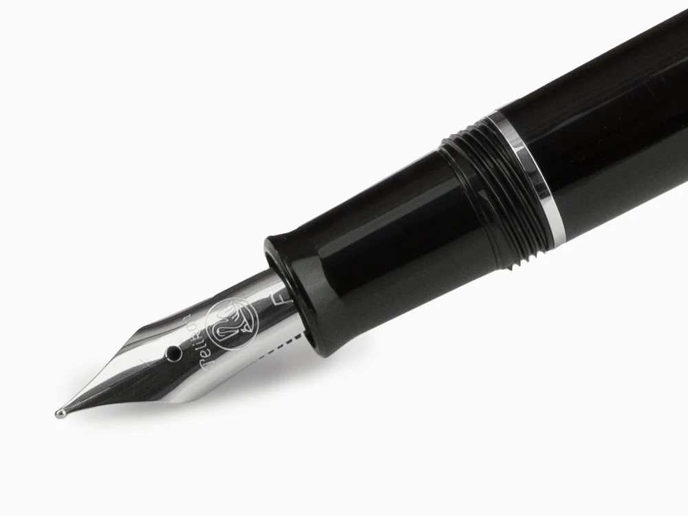 Pelikan Classic P205 Fountain Pen, Black, Chrome trim, 930859 - Image 5