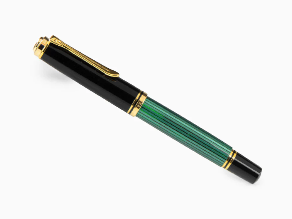 Pelikan Fountain Pen Souverän M 600, Black & Green, 980029 - Image 3