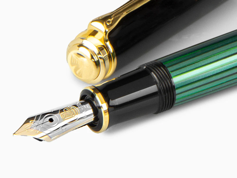 Pelikan Fountain Pen Souverän M 600, Black & Green, 980029 - Image 5