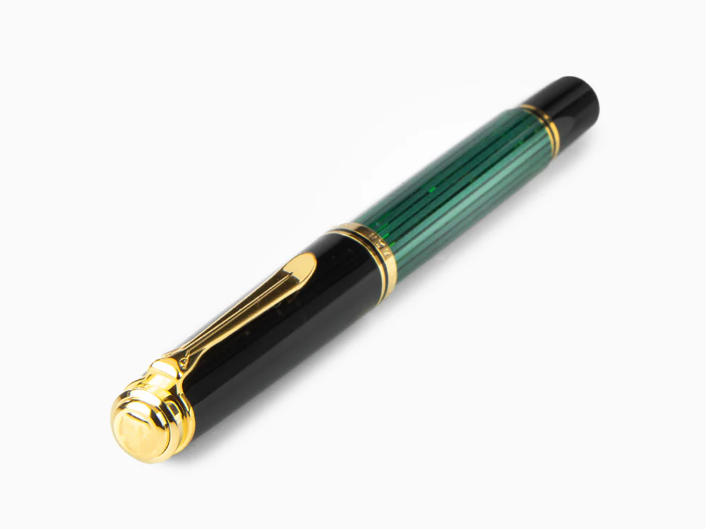 Pelikan Fountain Pen Souverän M 600, Black & Green, 980029 - Image 6